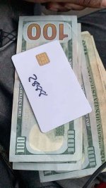 phtsical card cashout received 3000$ cash