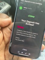 received my chime transfer from draco seller
